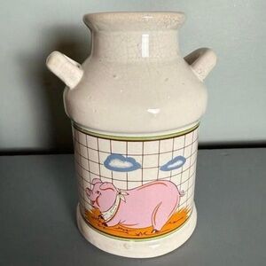 Cute Ceramic Pig Farmhouse Decor Jug